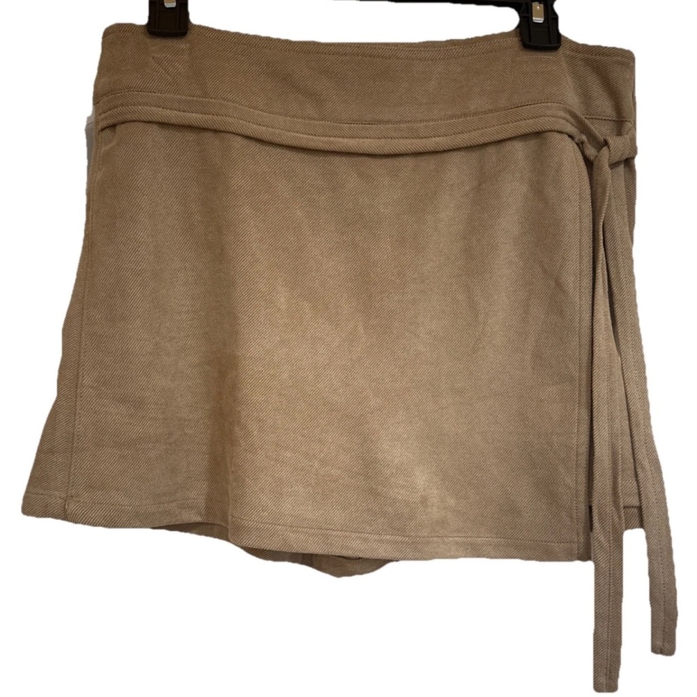 Tan Wrap Skirt Medium New With Tags